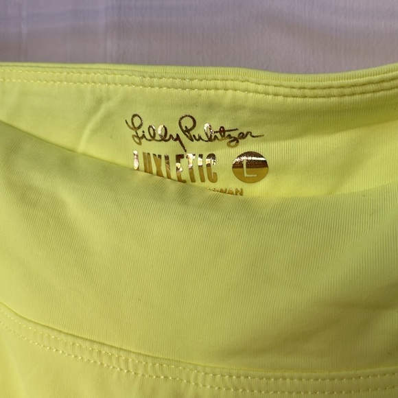 Lilly Pulitzer LP Prickly Pear Taye Luxletic Tennis Skirt L Skort Pleated - Picture 3 of 7